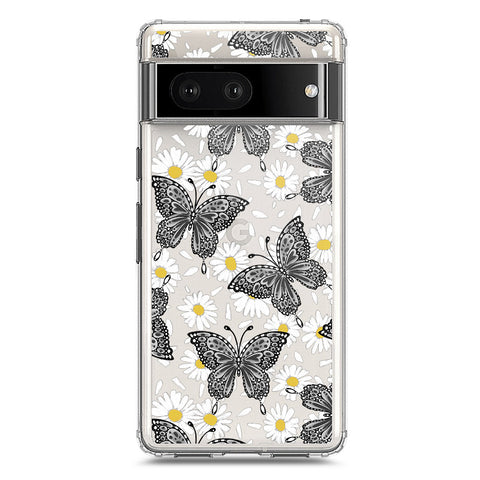 Google Pixel 7 Cover - O'Nation Butterfly Dreams Series 2 - Clear Phone Case - Soft Silicon Borders