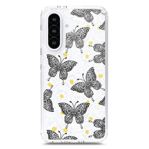 Samsung Galaxy F17 Cover - O'Nation Butterfly Dreams Series 2 - Clear Phone Case - Soft Silicon Borders