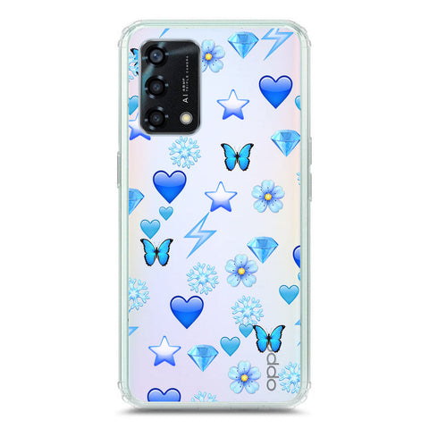 Oppo Reno 6 Lite Cover - O'Nation Butterfly Dreams Series 2 - Clear Phone Case - Soft Silicon Borders