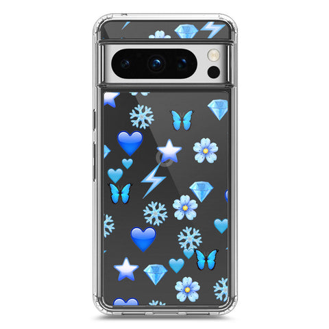 Google Pixel 8 Pro Cover - O'Nation Butterfly Dreams Series 2 - Clear Phone Case - Soft Silicon Borders