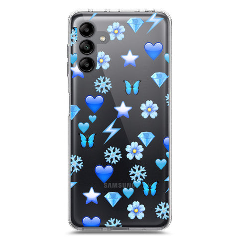 Samsung Galaxy A04s Cover - O'Nation Butterfly Dreams Series 2 - Clear Phone Case - Soft Silicon Borders