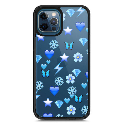 iPhone 12 Pro Max - Black - Cover - O'Nation Butterfly Dreams Series 2 - Clear Phone Case - Soft Silicon Borders