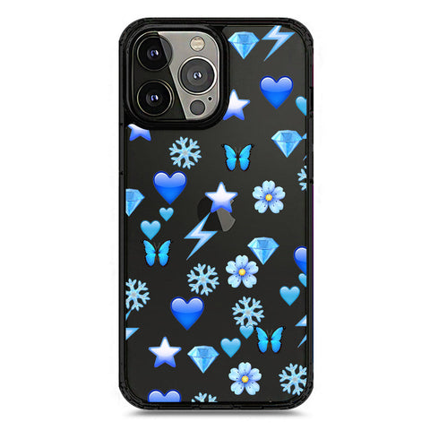 iPhone 13 Pro Max - Black - Cover - O'Nation Butterfly Dreams Series 2 - Clear Phone Case - Soft Silicon Borders