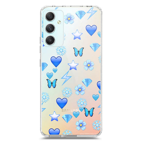 Samsung Galaxy A34 5G Cover - O'Nation Butterfly Dreams Series 2 - Clear Phone Case - Soft Silicon Borders