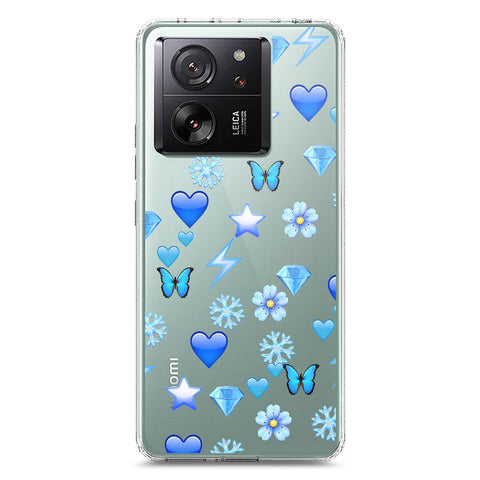 Xiaomi 13T Cover - O'Nation Butterfly Dreams Series 2 - Clear Phone Case - Soft Silicon Borders