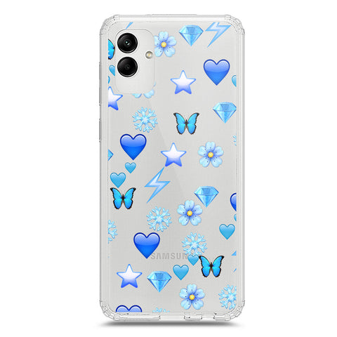 Samsung Galaxy A05 Cover - O'Nation Butterfly Dreams Series 2 - Clear Phone Case - Soft Silicon Borders
