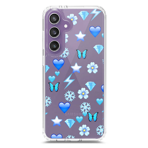 Samsung Galaxy S24 Plus Cover - O'Nation Butterfly Dreams Series 2 - Clear Phone Case - Soft Silicon Borders