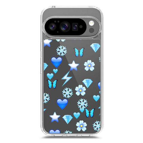 Google Pixel 9 Pro XL Cover - O'Nation Butterfly Dreams Series 2 - Clear Phone Case - Soft Silicon Borders