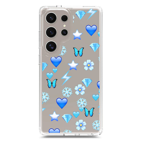 Samsung Galaxy S25 Ultra Cover - O'Nation Butterfly Dreams Series 2 - Clear Phone Case - Soft Silicon Borders