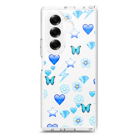 Samsung Galaxy Z Fold 7 Cover - O'Nation Butterfly Dreams Series 2 - Clear Phone Case - Soft Silicon Borders