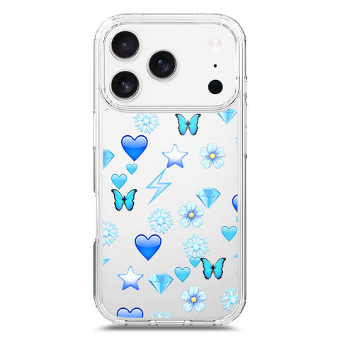 iPhone 17 Pro Cover - O'Nation Butterfly Dreams Series 2 - Clear Phone Case - Soft Silicon Borders