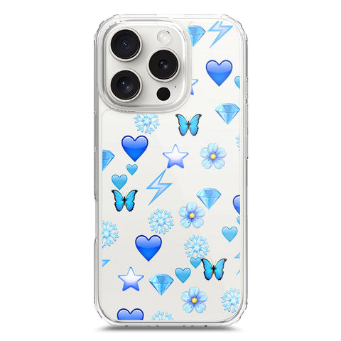 iPhone 16 Pro Cover - O'Nation Butterfly Dreams Series 2 - Clear Phone Case - Soft Silicon Borders