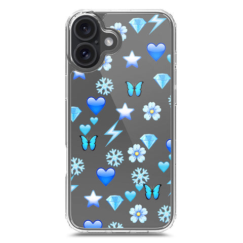 iPhone 16 Plus Cover - O'Nation Butterfly Dreams Series 2 - Clear Phone Case - Soft Silicon Borders