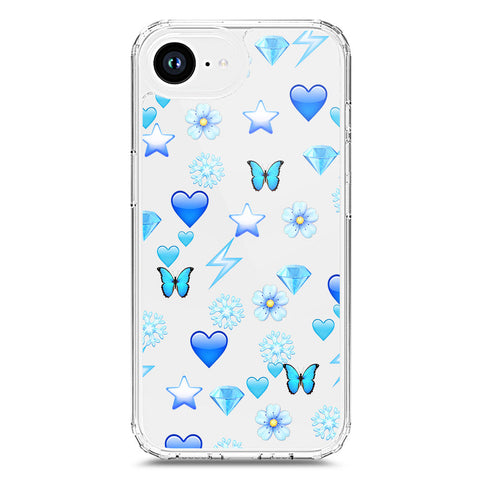 iPhone 16e Cover - O'Nation Butterfly Dreams Series 2 - Clear Phone Case - Soft Silicon Borders