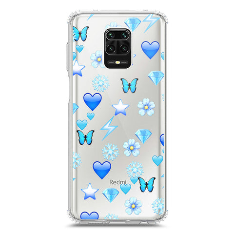 Xiaomi Redmi Note 9 Pro Max Cover - O'Nation Butterfly Dreams Series 2 - Clear Phone Case - Soft Silicon Borders