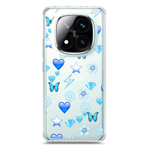 Xiaomi Redmi Note 14 Pro Plus 5G Cover - O'Nation Butterfly Dreams Series 2 - Clear Phone Case - Soft Silicon Borders