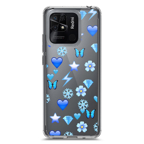 Xiaomi Redmi 10C Cover - O'Nation Butterfly Dreams Series 2 - Clear Phone Case - Soft Silicon Borders