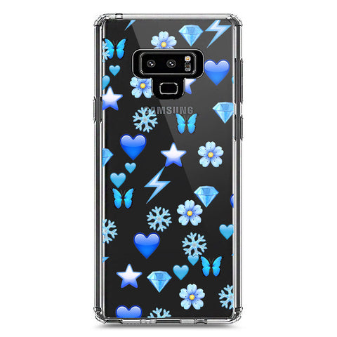 Samsung Galaxy Note 9 Cover - O'Nation Butterfly Dreams Series 2 - Clear Phone Case - Soft Silicon Borders
