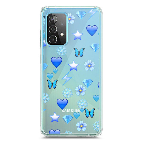 Samsung Galaxy A52s 5G Cover - O'Nation Butterfly Dreams Series 2 - Clear Phone Case - Soft Silicon Borders