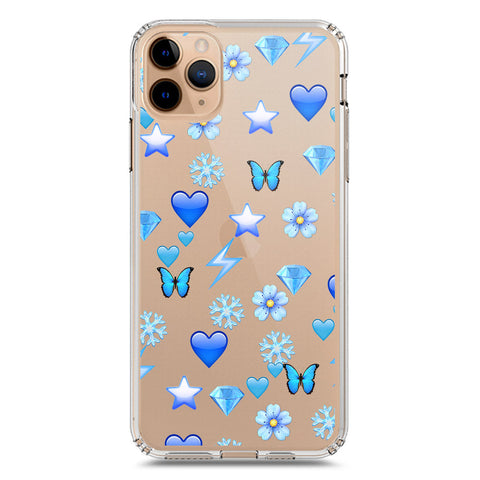 iPhone 11 Pro Max Cover - O'Nation Butterfly Dreams Series 2 - Clear Phone Case - Soft Silicon Borders