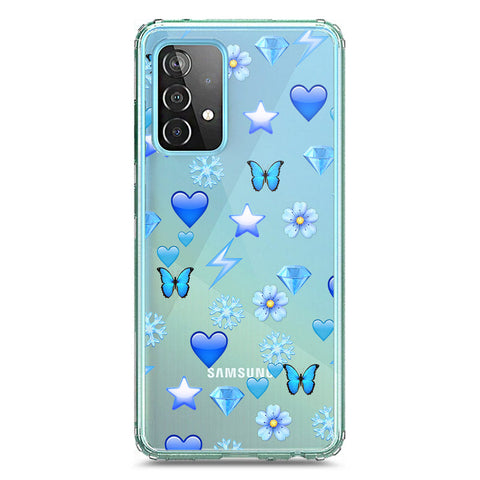 Samsung Galaxy A72 Cover - O'Nation Butterfly Dreams Series 2 - Clear Phone Case - Soft Silicon Borders