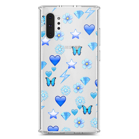 Samsung Galaxy Note 10 Plus Cover - O'Nation Butterfly Dreams Series 2 - Clear Phone Case - Soft Silicon Borders