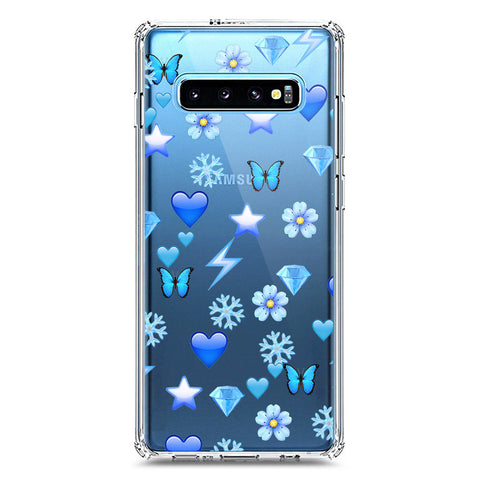 Samsung Galaxy S10 Plus Cover - O'Nation Butterfly Dreams Series 2 - Clear Phone Case - Soft Silicon Borders