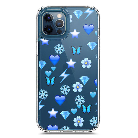 iPhone 12 Pro Max Cover - O'Nation Butterfly Dreams Series 2 - Clear Phone Case - Soft Silicon Borders