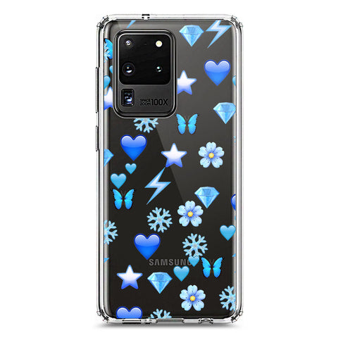 Samsung Galaxy S20 Ultra Cover - O'Nation Butterfly Dreams Series 2 - Clear Phone Case - Soft Silicon Borders