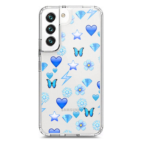 Samsung Galaxy S22 5G Cover - O'Nation Butterfly Dreams Series 2 - Clear Phone Case - Soft Silicon Borders