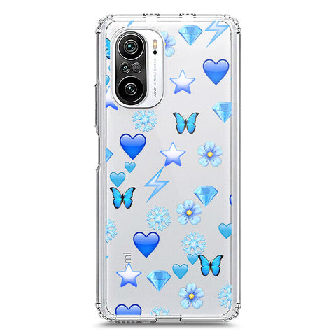 Xiaomi Poco F3 Cover - O'Nation Butterfly Dreams Series 2 - Clear Phone Case - Soft Silicon Borders