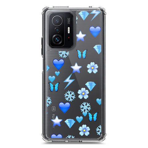 Xiaomi Mi 11T Pro Cover - O'Nation Butterfly Dreams Series 2 - Clear Phone Case - Soft Silicon Borders