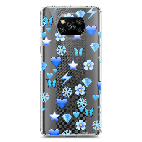 Xiaomi Poco X3 Cover - O'Nation Butterfly Dreams Series 2 - Clear Phone Case - Soft Silicon Borders