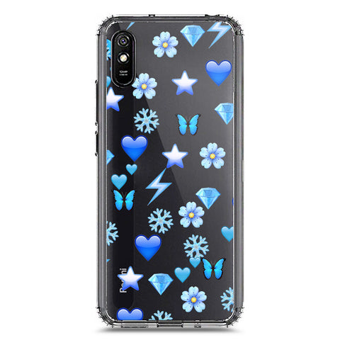 Xiaomi Redmi 9i Cover - O'Nation Butterfly Dreams Series 2 - Clear Phone Case - Soft Silicon Borders