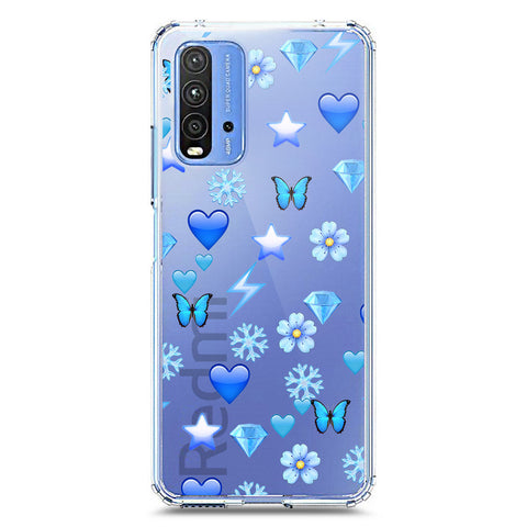 Xiaomi Redmi Note 9 4G Cover - O'Nation Butterfly Dreams Series 2 - Clear Phone Case - Soft Silicon Borders