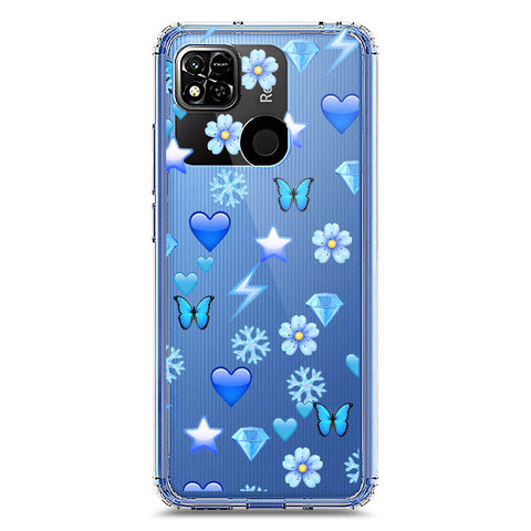 Xiaomi Redmi 9C Cover - O'Nation Butterfly Dreams Series 2 - Clear Phone Case - Soft Silicon Borders