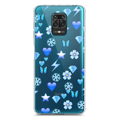 Xiaomi Redmi Note 9S Cover - O'Nation Butterfly Dreams Series 2 - Clear Phone Case - Soft Silicon Borders