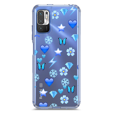 Xiaomi Redmi Note 10T 5G Cover - O'Nation Butterfly Dreams Series 2 - Clear Phone Case - Soft Silicon Borders