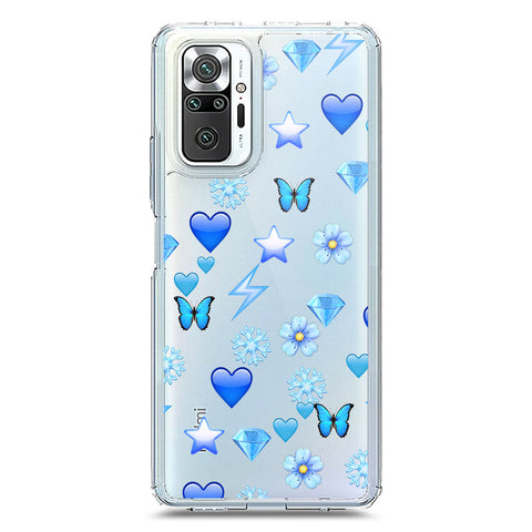 Xiaomi Redmi Note 10 Pro 4G Cover - O'Nation Butterfly Dreams Series 2 - Clear Phone Case - Soft Silicon Borders