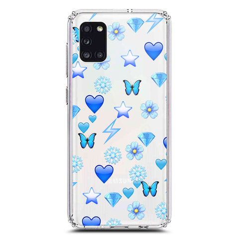 Samsung Galaxy A31 Cover - O'Nation Butterfly Dreams Series 2 - Clear Phone Case - Soft Silicon Borders
