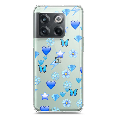 OnePlus 10T Cover - O'Nation Butterfly Dreams Series 2 - Clear Phone Case - Soft Silicon Borders