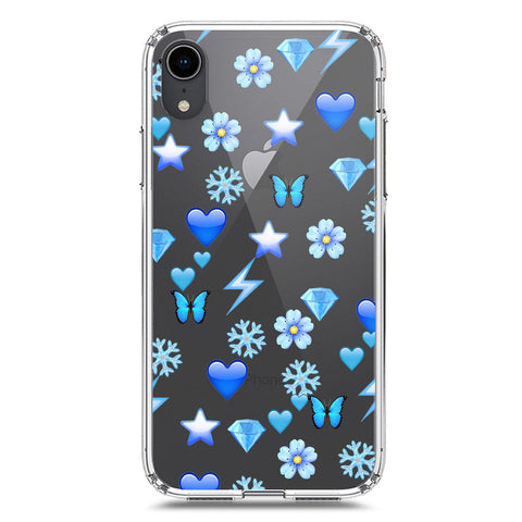 iPhone XR Cover - O'Nation Butterfly Dreams Series 2 - Clear Phone Case - Soft Silicon Borders