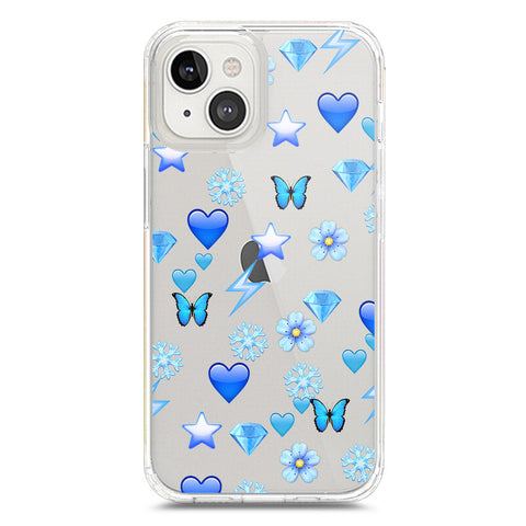 iPhone 13 Cover - O'Nation Butterfly Dreams Series 2 - Clear Phone Case - Soft Silicon Borders