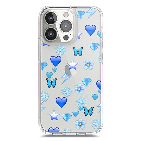 iPhone 13 Pro Cover - O'Nation Butterfly Dreams Series 2 - Clear Phone Case - Soft Silicon Borders
