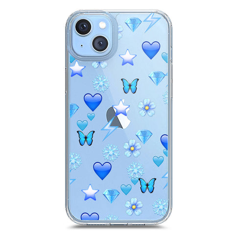 iPhone 14 Plus Cover - O'Nation Butterfly Dreams Series 2 - Clear Phone Case - Soft Silicon Borders