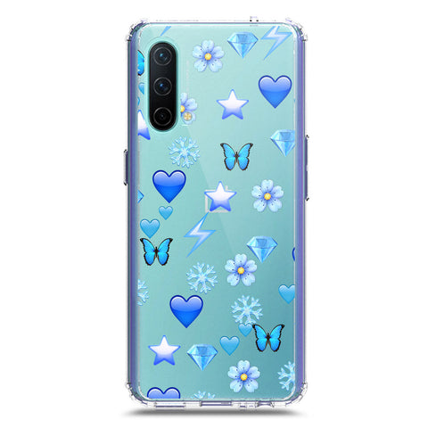 OnePlus Nord CE 5G Cover - O'Nation Butterfly Dreams Series 2 - Clear Phone Case - Soft Silicon Borders