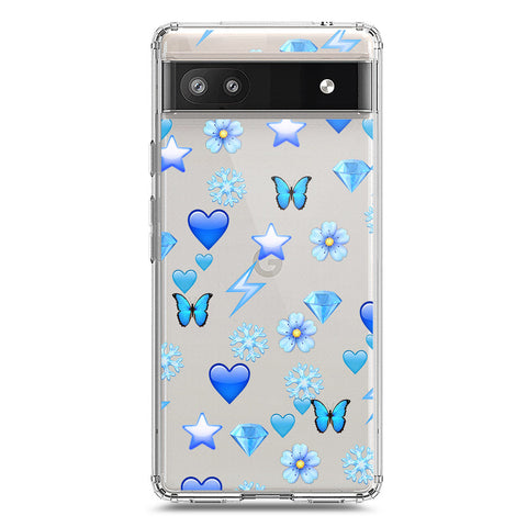 Google Pixel 6 Cover - O'Nation Butterfly Dreams Series 2 - Clear Phone Case - Soft Silicon Borders