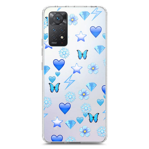 Xiaomi Redmi Note 11 Pro 5G Cover - O'Nation Butterfly Dreams Series 2 - Clear Phone Case - Soft Silicon Borders