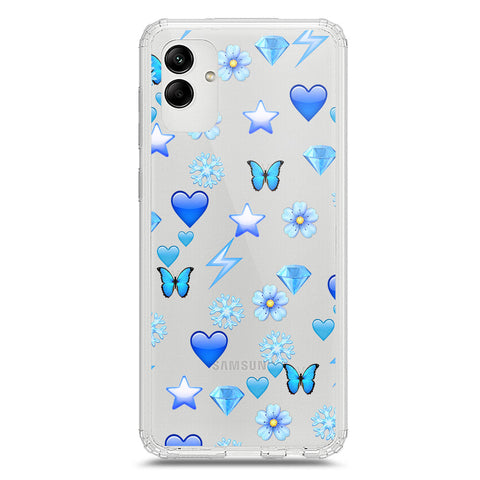 Samsung Galaxy M02s Cover - O'Nation Butterfly Dreams Series 2 - Clear Phone Case - Soft Silicon Borders