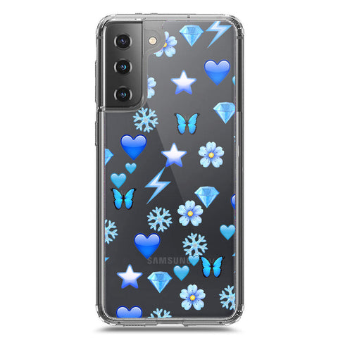 Samsung Galaxy S21 Plus 5G Cover - O'Nation Butterfly Dreams Series 2 - Clear Phone Case - Soft Silicon Borders